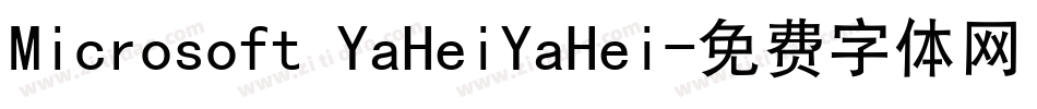 Microsoft YaHeiYaHei字体转换